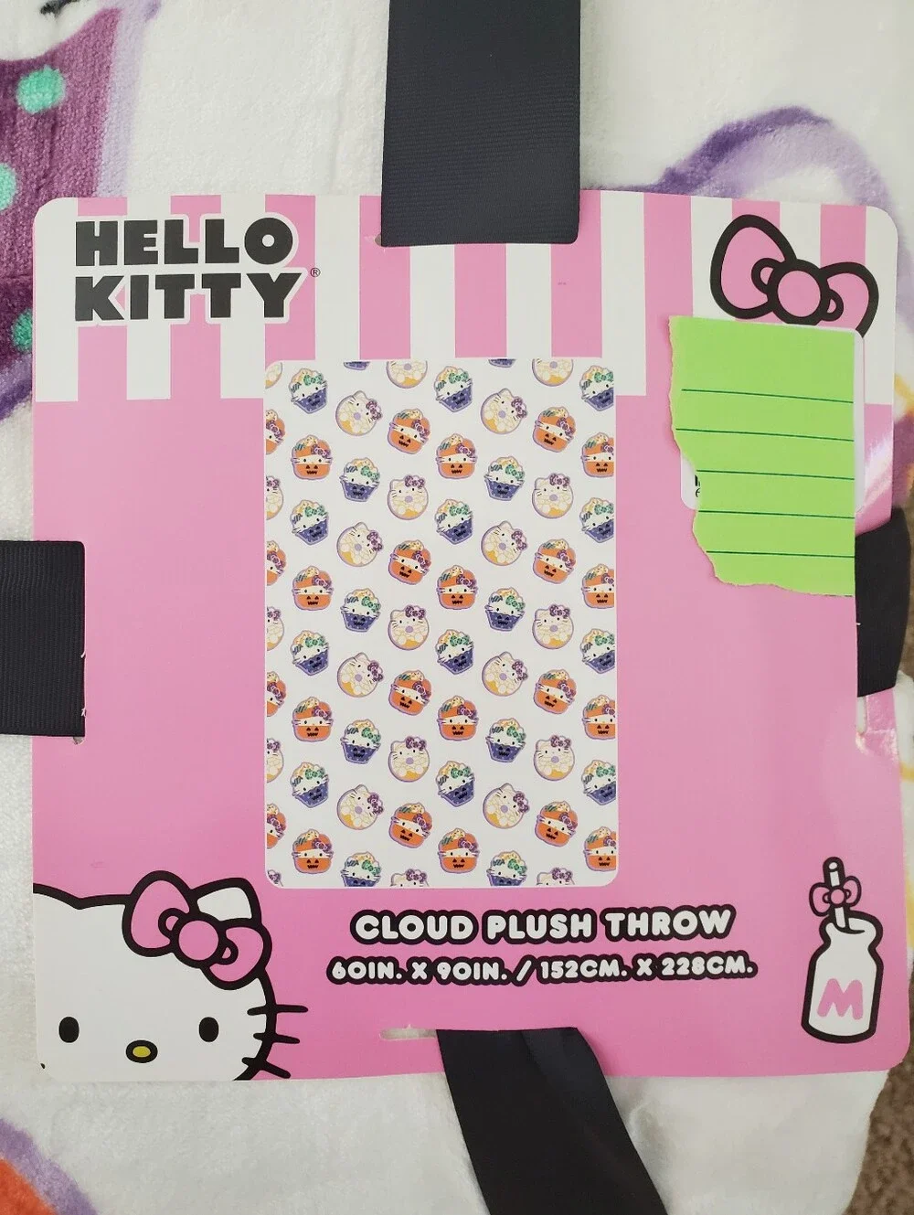 Hello Kitty 2026 Halloween Throw Blanket 60x90 Donut Mummy Pumpkin Cupcake